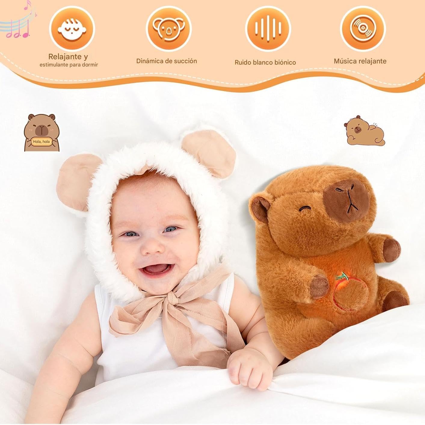 Capibara de Peluche para Alivio Ansiedad